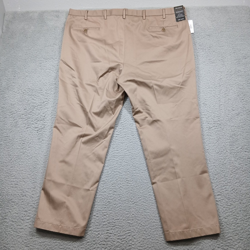 Jos A Bank Traveler Pants Men 44x29 Khaki Cotton Wrinkle Water‎ Resistant NWT - Picture 3 of 9